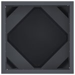 vidaXL Jardinière Anthracite 30 x 30 x 30 cm Acier