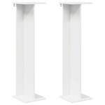vidaXL Support de Plante 2 pièces Blanc 25 x 25 5 x 100 5 cm