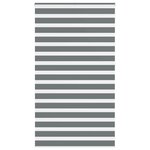 vidaXL Store zèbre gris foncé largeur du tissu 125 9 cm polyester