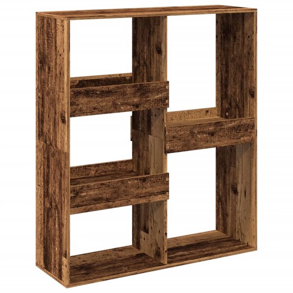 vidaXL Bibliothèque/Séparateur de pièce vieux bois 100x33x115 cm