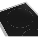 Table de cuisson domino beko - 30 cm - 2 vitrocéramique -  6 niveaux de puissance - 2900w - noir