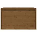 vidaXL Armoire murale Marron miel 60x30x35 cm Bois de pin massif