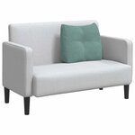 vidaXL Coussin de Dos Vert Mer 60 x 24 x 50 cm Velours