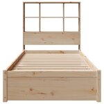 vidaXL Lit bibliothèque sans matelas 90x200 cm bois de pin massif