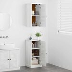vidaXL Ensemble de mobilier de salle de bain avec étagère VIGO 2 Pièces