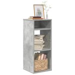 vidaXL Bibliothèque gris béton 34x31x80 cm bois d’ingénierie