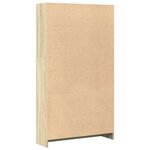 vidaXL Bibliothèque chêne sonoma 80x24x143 cm bois d'ingénierie