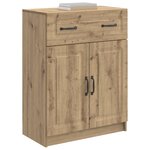 vidaXL Buffet Chêne artisanal 66 x 34 5 x 87 cm Bois d'ingénierie