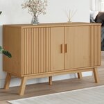 vidaXL Buffet OLDEN marron 114x43x73 5 cm bois massif de pin