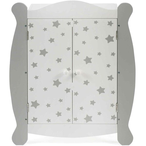 Bayer Chic 2000 519-95 - Stars - Armoire à poupées gris
