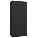 vidaXL Garde-robe Anthracite 80x50x180 cm Acier