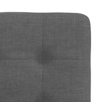 vidaXL Chaises à manger lot de 6 gris foncé tissu