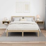 vidaXL Table de chevet 2 Pièces Chêne Sonoma 40 x 31 x 15 cm