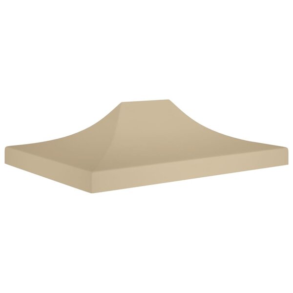vidaXL Toit de tente de réception 4 5x3 m Beige 270 g/m²