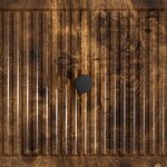vidaXL Table basse Chêne fumé 49 x 50 x 40 cm Bois d'ingénierie