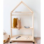 Childhome support de rangement décoratif avec roues naturel