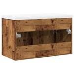 vidaXL Ensemble de meubles salle de bain 2 Pièces bois d'ingénierie