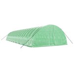 vidaXL Serre avec cadre en acier vert 108 m² 18x6x2 85 m
