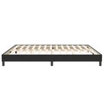 vidaXL Sommier à lattes de lit sans matelas noir 200x220 cm velours