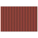 vidaXL Toile de rechange pour auvent orange et marron 600 × 350 cm