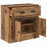 vidaXL Haut Armoire Bois Ancien 70 x 35 5 x 67 5 cm Bois d'ingénierie