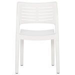 vidaXL Chaises de jardin 2 Pièces Blanc Polypropylène