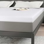 vidaXL Coussins de Matelas Blanc 200 x 200 cm