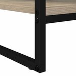 vidaXL Table basse Sonoma 80 x 50 x 40 cm Bois d'ingénierie