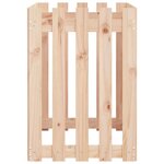 vidaXL Lit surélevé de jardin design de clôture 100x50x70cm pin massif