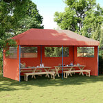 vidaXL Tente de fête 292 x 580 x 315 cm Terre cuite Tissu Oxford