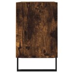 vidaXL Meuble TV chêne fumé 69 5x30x50 cm bois d'ingénierie