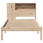 vidaXL Lit bibliothèque sans matelas 100x200 cm bois massif de pin