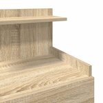 vidaXL Tables de chevet 2 pièces avec 2 tiroirs Chêne Sonoma 40 x 36 5 x 62 cm