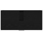 vidaXL Meuble Sous Évier Chêne noir 78 x 37 x 59 cm Bois d'ingénierie