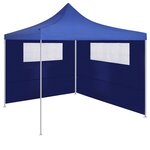 vidaXL Paroi latérale de belvédère avec fenêtres 6x2 m Bleu