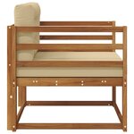vidaXL Sofa de milieu extérieur Naturel