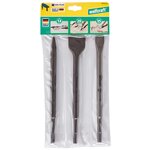 Wolfcraft ensemble de trois burins 7914000