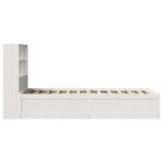 vidaXL Cadre de lit sans matelas blanc 90x190 cm bois de pin massif