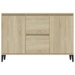 vidaXL Buffet chêne sonoma 102x35x70 cm bois d'ingénierie