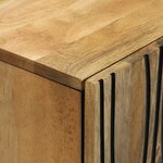 vidaXL Buffet - 60 x 33 5 x 75 cm  en bois de mangue massif.