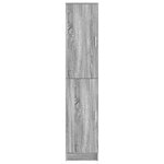 vidaXL Highboard Sonoma gris 35 x 39 x 168 cm Bois d'ingénierie