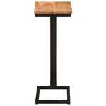 vidaXL Tables d'appoint 2 Pièces 31 5x24 5x64 5 cm Bois d'acacia solide