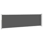 vidaXL Store latéral rétractable Anthracite 500 x 160 cm Polyester