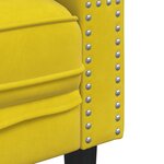 vidaXL Ensemble de canapé Chesterfield et traversins 2 Pièces velours