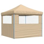 vidaXL Tente de fête Beige 292 x 292 x 315 cm Tissu Oxford