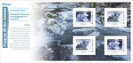 Collector 4 timbres - L'eau au fil des saisons - Hiver - Lettre Verte