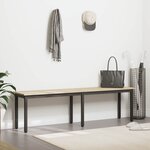 vidaXL banc Sonoma 160 x 35 x 45 cm Bois d'ingénierie