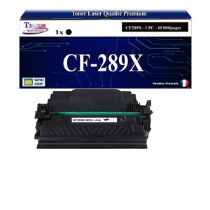 T3AZUR -Toner compatible avec HP CF289X (89X) pour HP LaserJet Enterprise M528dn  M528f  E50145dn  E52645c  E52645dn