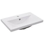 Vidaxl armoire d'évier avec lavabo intégré gris aggloméré