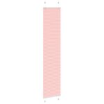 vidaXL Store plissé rose 50x200 cm largeur du tissu 49 4 cm polyester